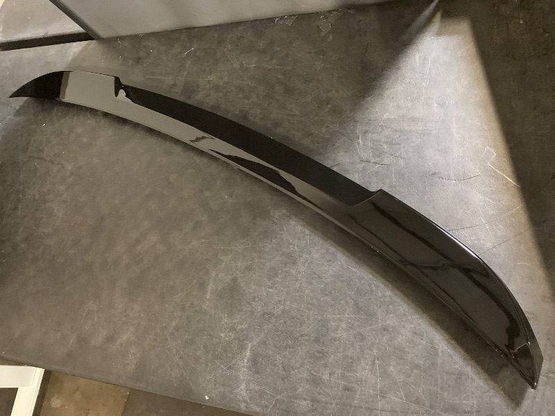 Photo 1 of Spoiler Wing Fits for Volkswagen Jetta 2019-2022 V Style Glossy Black Rear Trunk Lid Spoiler Wing