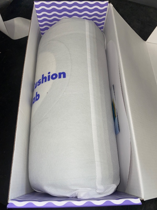 Photo 1 of C CUSHION LAB Deep Sleep Pillow, Patented Ergonomic Contour Design for Side & Back Sleepers, Orthopedic Cervical Shape Gently Cradles Head & Provides Neck Support & Shoulder Pain Relief - Calm Grey