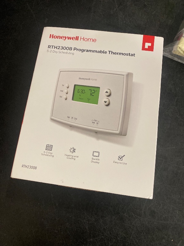 Photo 1 of Honeywell Home RTH2300B1038 5-2 Day Programmable Thermostat, White