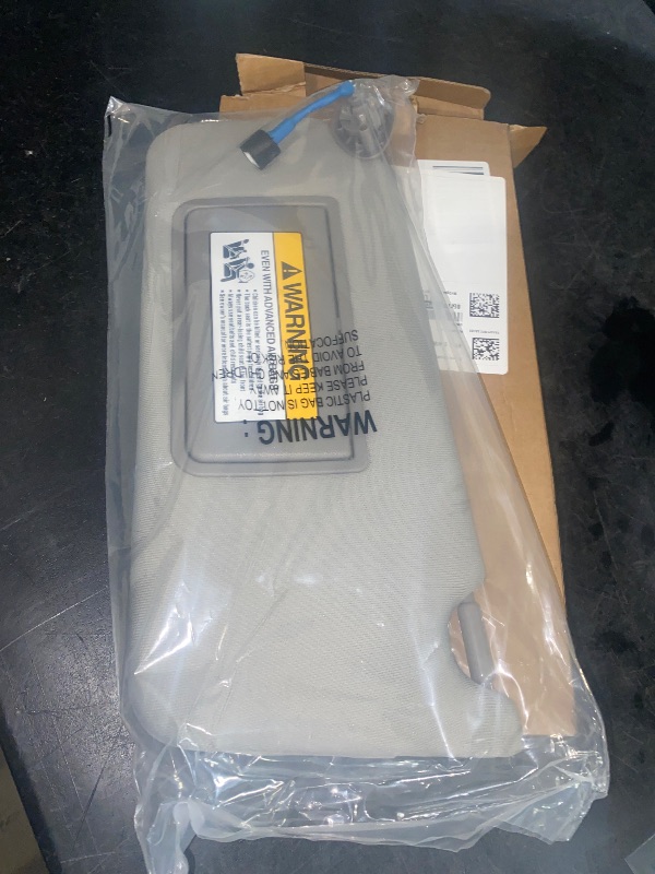 Photo 1 of PHATRIP Driver Left Side Sun Visor with Light Compatible with Honda Accord 2008 2009 2010 2011 2012 2013 2014 2015 2016 2017 Replace# 83280TA5A51ZA Grey