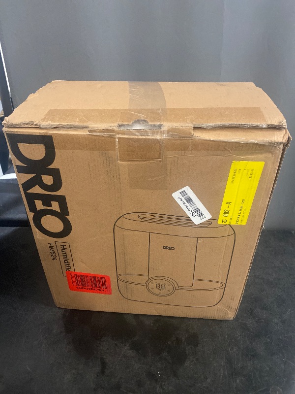 Photo 1 of Dreo 6L Humidifiers for Bedroom, Quiet Supersized Cool Mist Ultrasonic Humidifier with Diffuser, 60 Hour Runtime for Home, Nursery, Plant, Gray