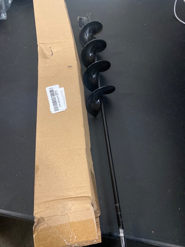 Photo 1 of TCBWFY 3x24 Inch Auger Drill Bit for Planting - Easy Planter Garden Auger - Bulb & Bedding Plant Augers - Post Hole Digger for 3/8”Hex Drive Drill