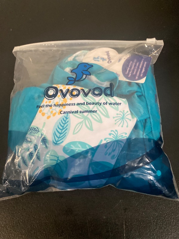Photo 1 of GIRLS 12-14- Ovovod Girls Swimsuit Two Piece Rash Guard Set for 4-14 Years UPF 50+ UV Protective Long Sleeve Swimwear Blue/Grass