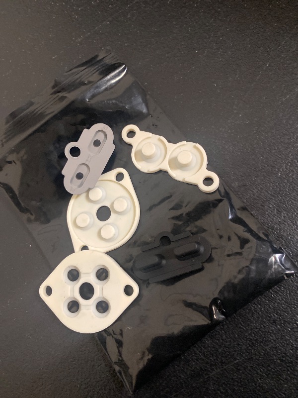 Photo 1 of Comimark 2Set Silicon Rubber Button Replacement for NES Conductive Pads Controller Gamepad