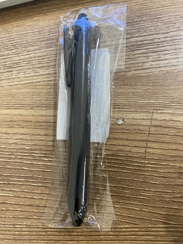 Photo 1 of Pilot Frixion Ball Knock 4 Color Gel Ink Multi-Pen, Black (LKFB-80EF-B)