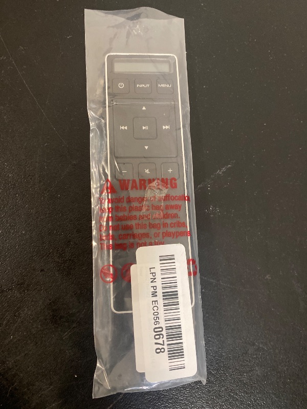 Photo 1 of XRS521n-FM2 Remote Control Replacement for Vizio Sound Bar SB3621N-E8M SB3621N-F8M SB3651-E6 SB3651-F6 SB36512-F6 SB3831-D0 SB3851-D0 SB4031-D5 SB4051-D5 SB4451-C0 SB4531-D5 SB4551-D5 XRS5514-F