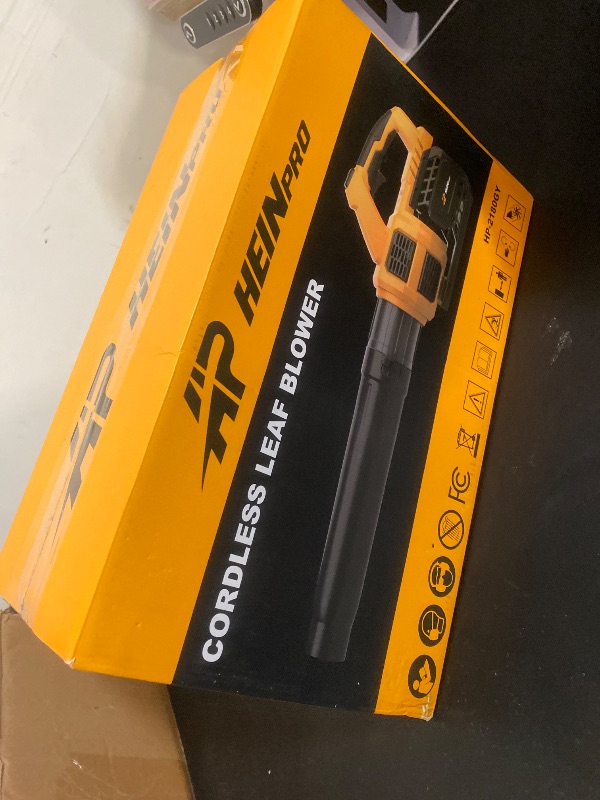 Photo 1 of HEINPRO Cordless Leaf Blower for Dewalt 20V Max Battery (Battery not Included) 400CFM Electric Leaf Blower Cordless, Variable Speed, Turbo Mode, Leaf blowers Battery Powered for Lawn Care, Yard