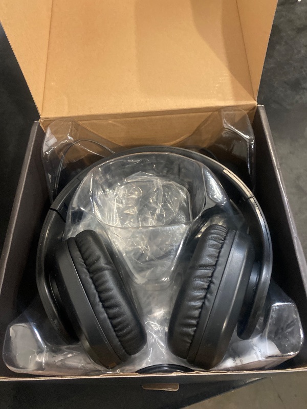 Photo 1 of WallarGe Wireless Headphones for TV Watching, Easy Setup and Comfortable Bluetooth Headphones with RF Transmitter Charging Dock, 100 Ft Wireless Range, Rechargeable 25 Hours Play and No Audio Delay