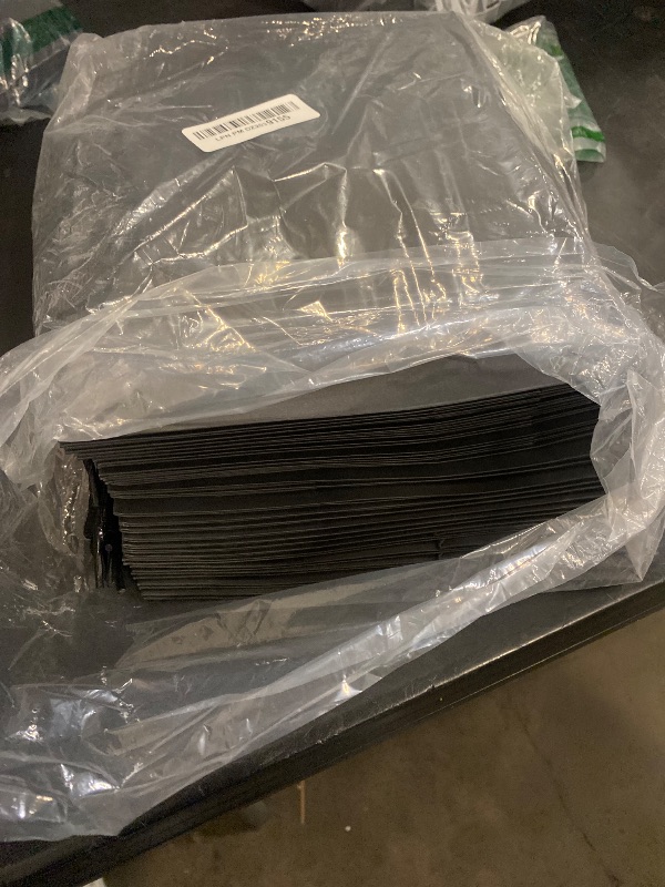 Photo 1 of BagDream Black Gift Bags 25 Pack 10.6x3.1x8.3 Heavy Duty Kraft Paper Bags with Handles for Boutique, Wedding Party Favor Bags, Grocery Retail Merchandise Bags Medium Gift Paper Sacks