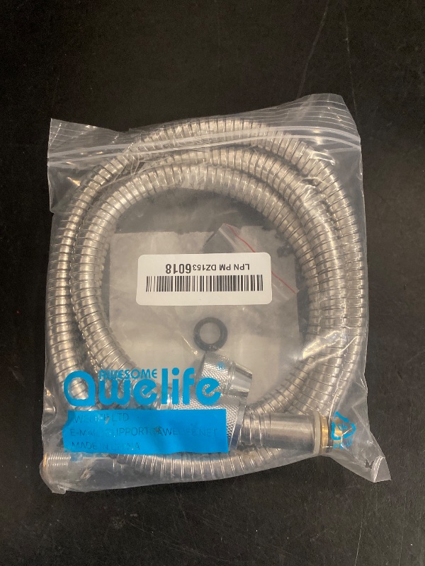 Photo 1 of 46092000 46174000 Grohe Kitchen Faucet Hose Replacement, Ladylux Metalflex Hose Compatible Grohe K4 K7, Bridge and Ladylux Cafe, Alira Sink Faucet, Pull-out Kitchen Faucet, 59 inch StarLight Chrome