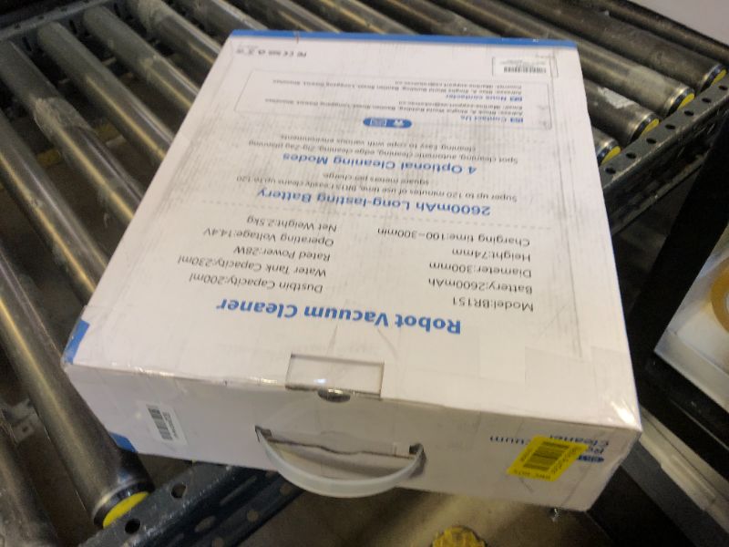 Photo 1 of Robot Vacuum and Mop Combo, 2 in 1 Mopping Robot Vacuum Cleaner Compatible with WiFi/App, Robotic Vacuum Up to 2300Pa Suction, Self-Charging, Slim, Ideal for Hard Floor, Pet Hair, Low Pile Carpet