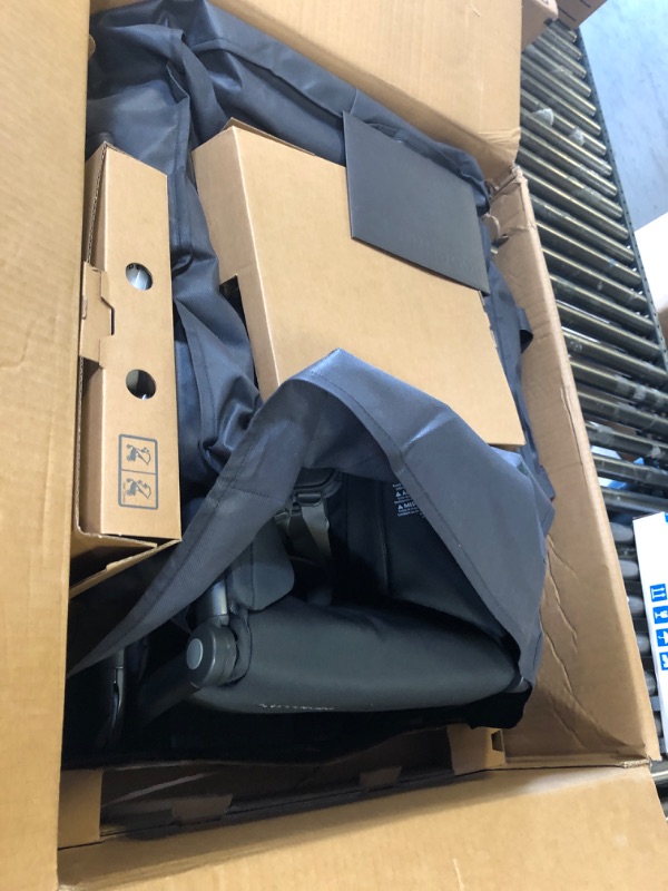 Photo 2 of UPPAbaby Vista V3 Stroller - Full-Size Single-to-Double Stroller System - Toddler Seat, Bug Shield, Rain Shield, and Storage Bag Included - Greyson (Charcoal Mélange/Carbon Frame/Saddle Leather)