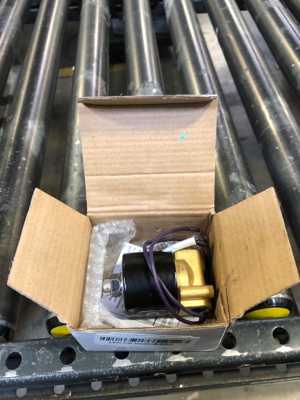 Photo 2 of 1/4" NPT Brass Electric Solenoid Valve 12VDC Normally Closed VITON (Standard USA Pipe Thread). Solid Brass, Direct Acting, Viton Gasket Solenoid Valve by U.S. Solid.