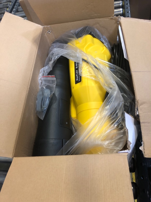 Photo 1 of Leaf Blower, 3000W High Power Turbine Handheld Electric Leaf Blower, with 82 feet Extra Long Power Cord, 6-Gear Wind Speed Regulation, for Lawn Care, Yard, Garage, Patio, Blowing Leaves and Snow