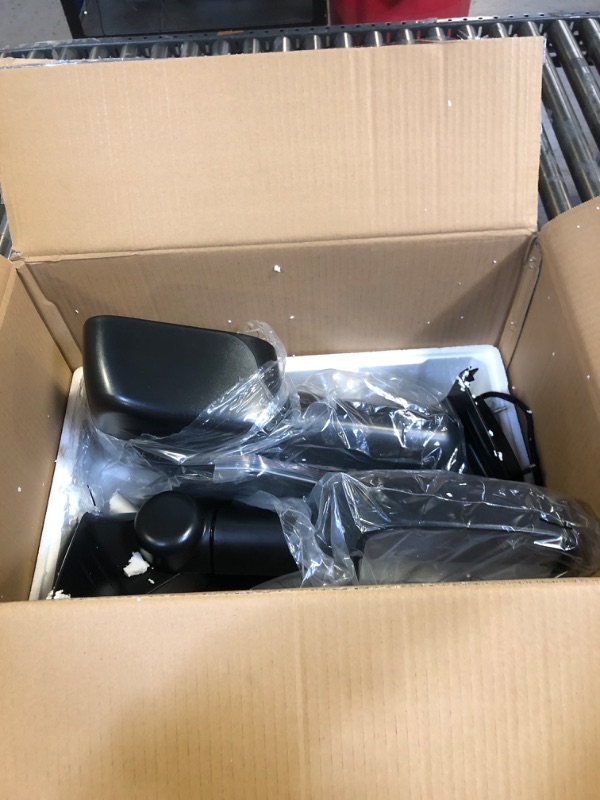 Photo 1 of OCPTY Towing Mirrors With Power Heated Left And Right Side Tow Mirrors Compatible With 2007-2013 For Chevy Avalanche 1500 Suburban 1500/2500 For Gmc Yukon Xl 1500/2500 With Black Housing