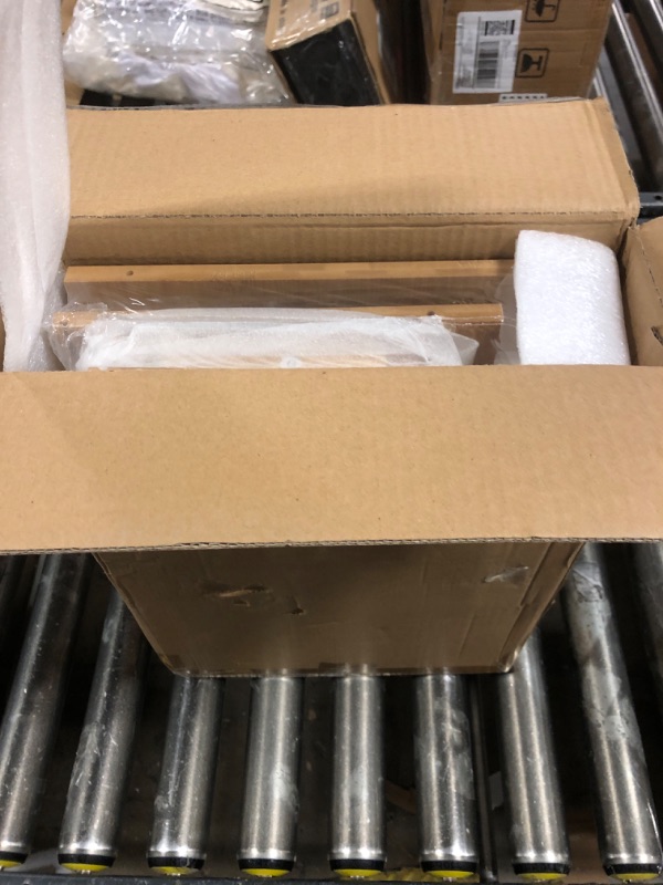 Photo 1 of GHWIE Double Layer Bamboo Bread Box for Kitchen Counter,Large Capacity Bread Storage Bin,Bread Container with Acrylic Wavy Door Panel (Natural, Medium)