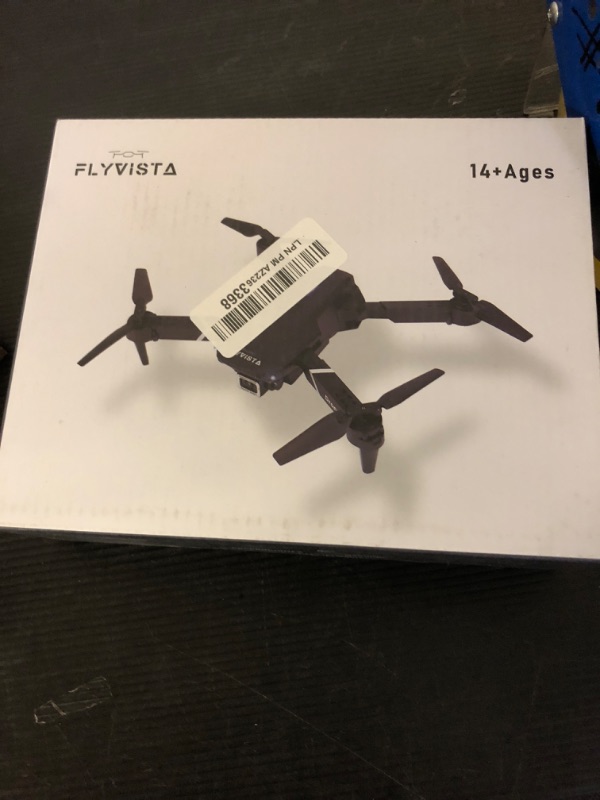 Photo 2 of FLYVISTA Mini Drone with Camera for Adults Kids, 1080P WiFi FPV Camera Drone with 3 Batteries, One-Click Take Off/Landing, Altitude Hold, Headless Mode, 360° Flips, 3-Gear Speeds, Emergency Stop, Carrying Case, Toys Gifts for Kids and Adults Beginner