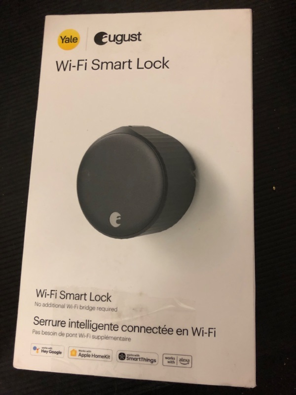 Photo 1 of August AUG-SL05-M01-S01 Wi-Fi (4th Gen) Smart Lock - Fits Your Existing Deadbolt in Minutes, Silver