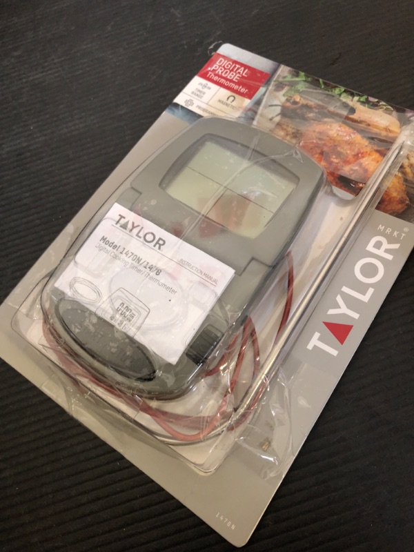 Photo 1 of taylor digital cooking probe thermometer and timer