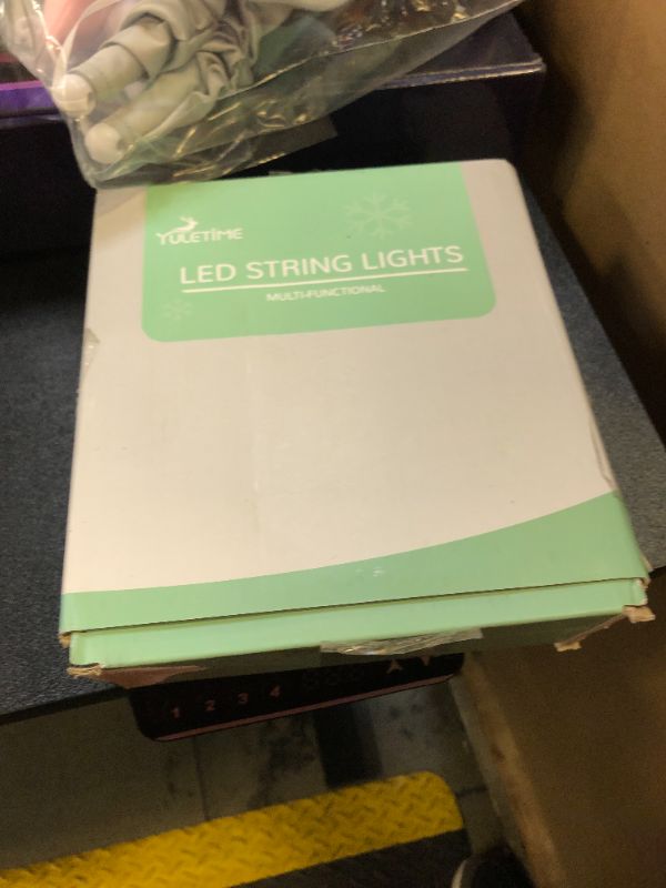 Photo 1 of YULETIME 66 Feet 200 Count Color Changing LED String Lights with 10 Modes, Warm White/Multicolor Variable Color Christmas Lights (White Wire)