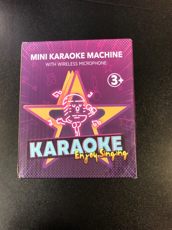 Photo 1 of YLL Mini Kids Karaoke Machine, Portable Bluetooth Speaker with Wireless Microphone for Kids, Music Toys Gifts for Girls 5, 6, 7, 8, 9, 10+ Year Old (Hotpink 1 Mic)