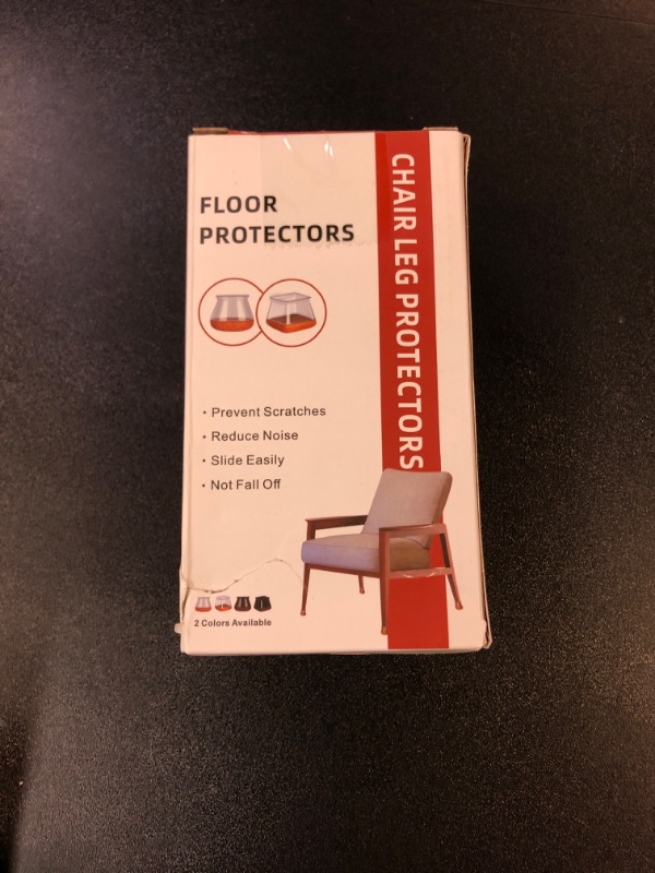 Photo 2 of 2023 New Chair Leg Floor Protector Chair Sliders Floor Protector Rubber Chair Leg Protectors for Hardwood Floors Felt Furniture Pads Silicone Caps 32Pack Clear Medium (Fit:0.76"-1.18")