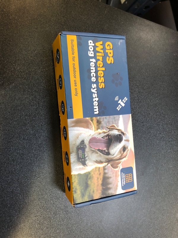 Photo 1 of GPS Dog Collar Fence System,GPS Wireless Dog Fence,Electric Fence for Dogs,Wireless Dog Fence System,Electric Dog Fence with No Wire Circular Boundary & Rechargeable Collar Receiver,Outdoor Use Only
