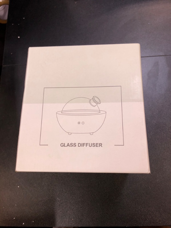 Photo 1 of Glass Essential Oil Diffusers ?280ml Aromatherapy Diffuser for Essential Oils Large Room? BPA-Free Cool Mist Humidifier with 7 Colors Lights Auto Off for for Office, Home, Yoga, Spa