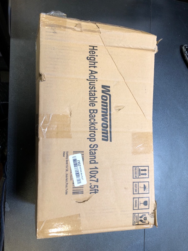 Photo 1 of Backdrop Stand 10x7.5ft, Height Adjustable and Width Adjustable Backdrop Stand, Backdrop Stand for Balloon Arch, Photo, Parties