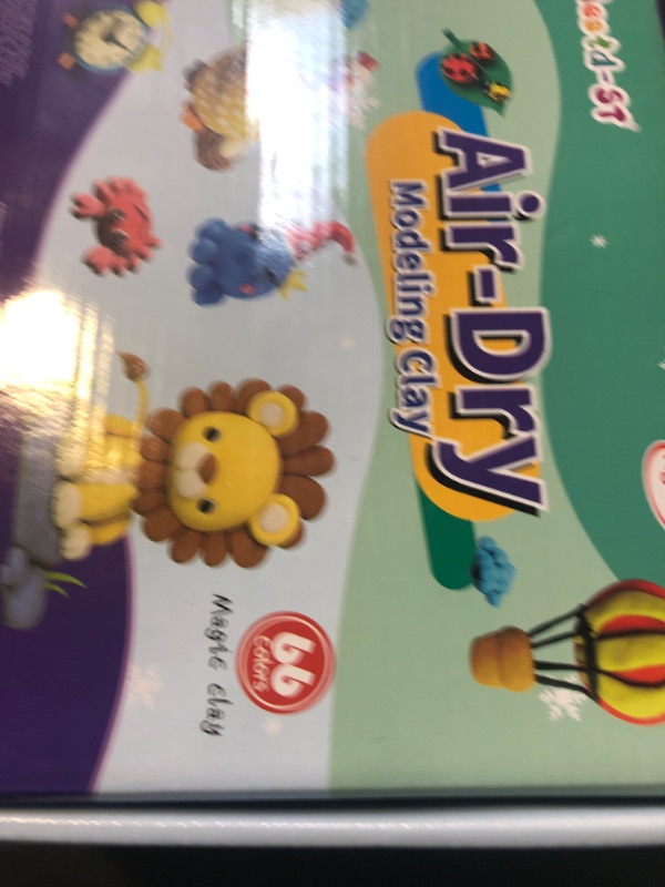 Photo 1 of Air Dry Clay 66 Colors, Modeling Clay for Kids, DIY Model Magic Clay, Molding Clay Kit with Sculpting Tools, Non-Sticky Soft and Super Light, Arts and Crafts Gift for Boys Girls Kids.