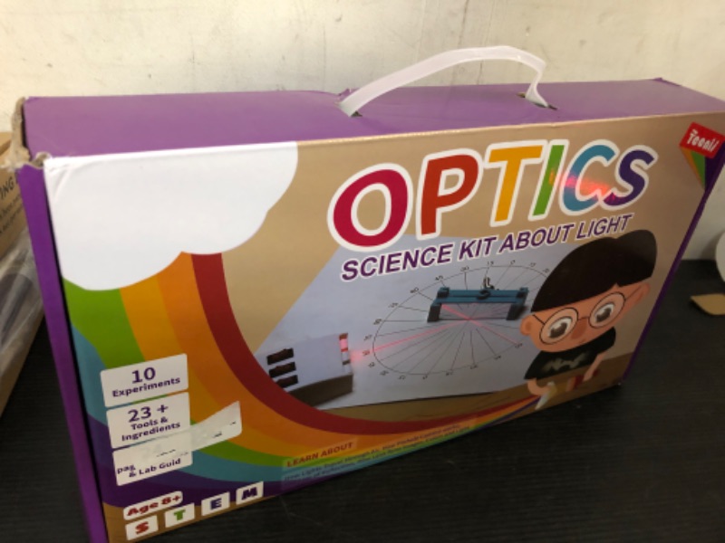 Photo 1 of Teenii Optics Science Kit About Light Experiment for Kids, STEM Physics Lab Set Students Education Toys Brithday Gift for Boys Girls Age 8~16 Year Old