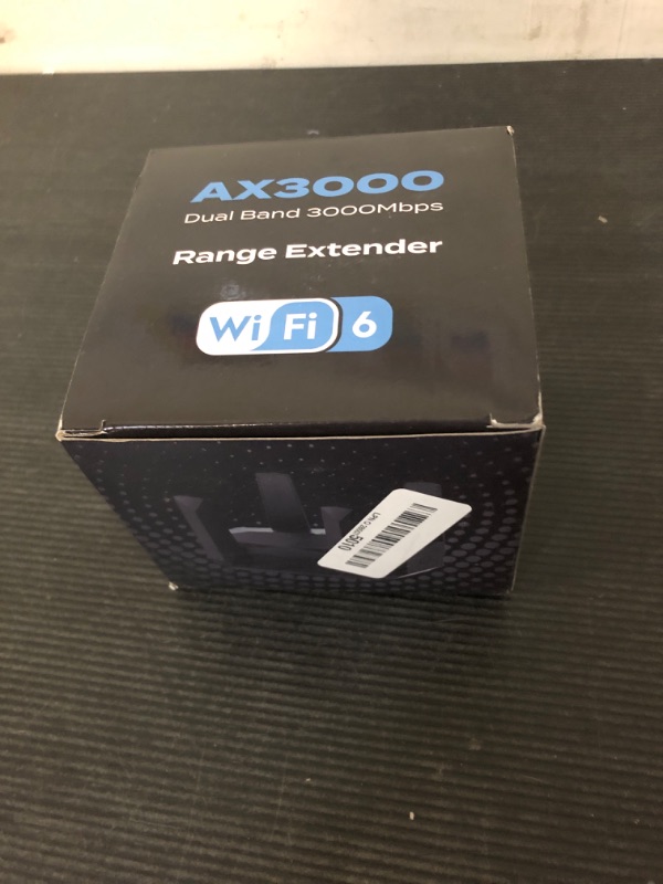 Photo 1 of 2025 AX3000 WiFi 6 Range Extender, WiFi Extender Signal Booster with Gigabit Ethernet Port, Dual Band (2.4G&5.8G) WiFi Repeater Cover up to 13888sp.ft, Faster Speed and Wider Cover, Quick Setup