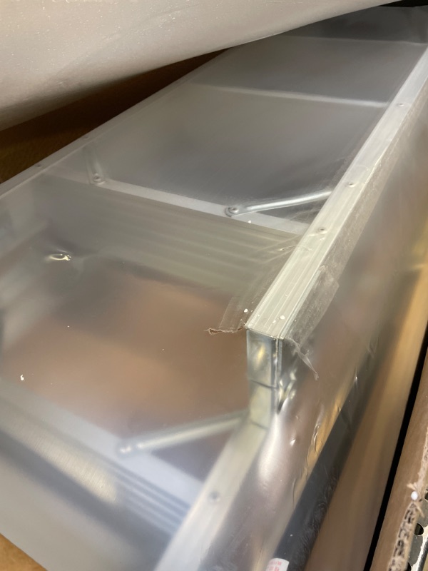 Photo 1 of VEVOR Attic Ladder Foldable, 350-pound Capacity, 22.5" x 63", Multi-Purpose Aluminium Extension, Lightweight and Portable, Fits 9.5'-12' Ceiling Heights, Convenient Access to Your Attic Standard