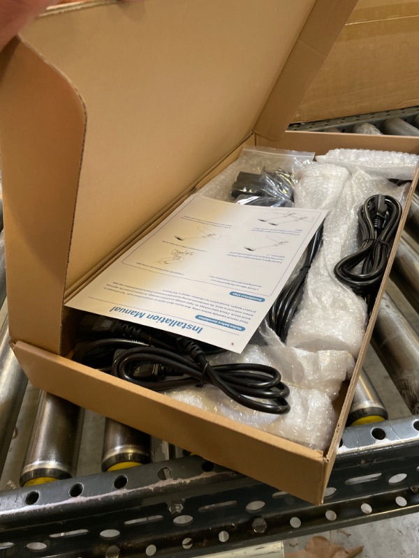 Photo 1 of Trade Show Booth Lights, LED Display Lighting For Trade Shows,Portable Exhibit Arm Lighting,Connectable Craft tradeshow Lights Include Clamps,Mounting Brackets,Power Cables,Connect Cables (3pcs Black)