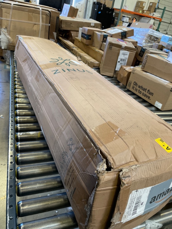 Photo 1 of ZINUS 10 Inch Foam and Spring Hybrid Mattress [New Version], Full, Fiberglass Free, Medium Firmness, Durable Support, Certified Safe Foams & Fabric, Mattress in A Box