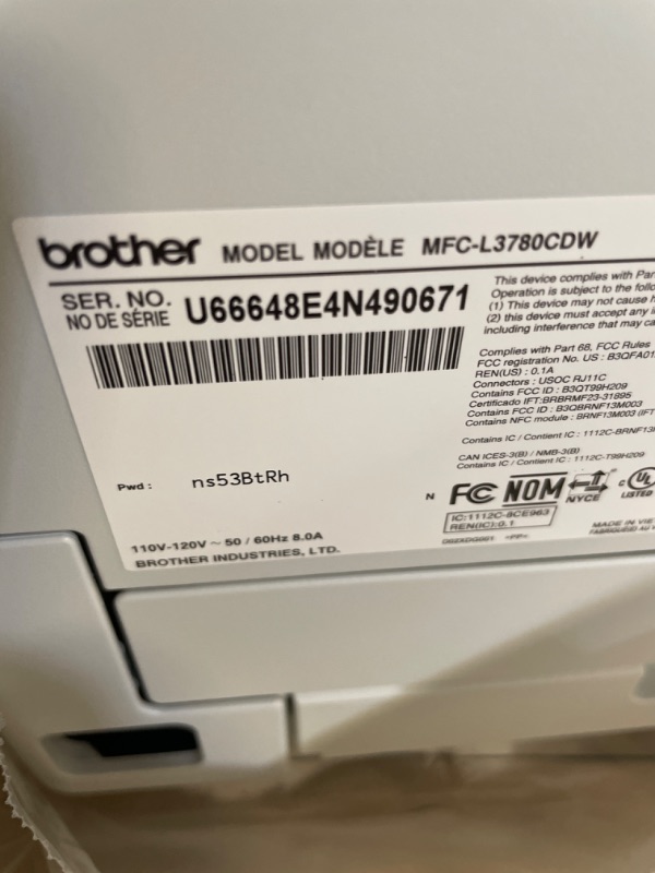 Photo 4 of Brother MFC-L3780CDW Wireless Digital Color All-in-One Printer with Laser Quality Output, Single Pass Duplex Copy & Scan | Includes 4 Month Refresh Subscription Trial ¹ Amazon Dash Replenishment Ready