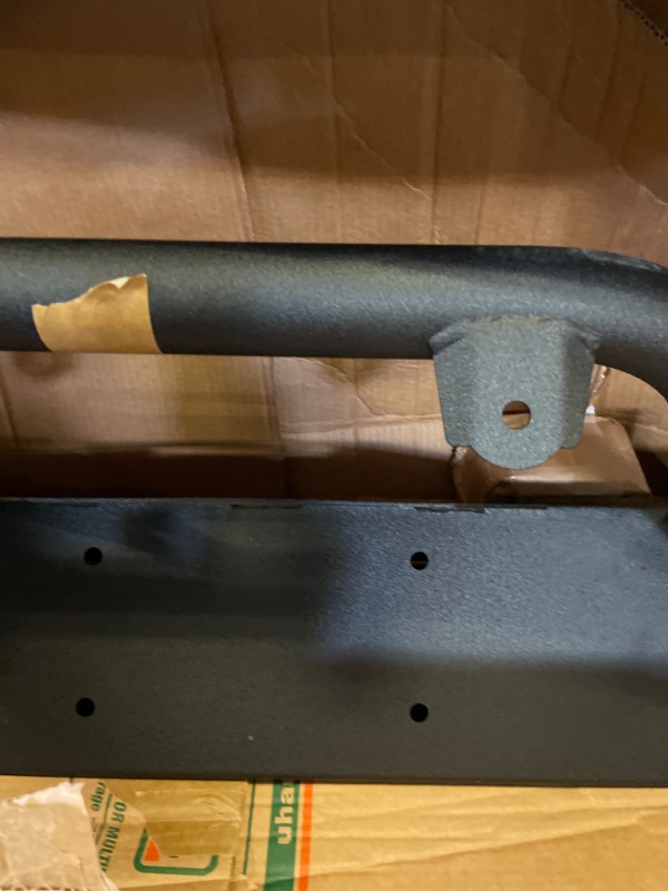 Photo 4 of Nilight Front Bumper Compatible for 2007 2008 2009 2010 2011 2012 2013 2014 2015 2016 2017 2018 Jeep Wrangler JK/JKU Rock Crawler Fog Lights Hole Winch Plate