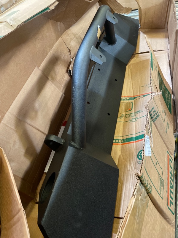 Photo 2 of Nilight Front Bumper Compatible for 2007 2008 2009 2010 2011 2012 2013 2014 2015 2016 2017 2018 Jeep Wrangler JK/JKU Rock Crawler Fog Lights Hole Winch Plate