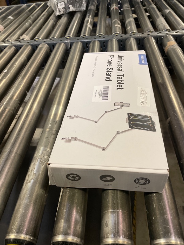 Photo 1 of LULULOOK iPad Stand for Desk, Aluminum Alloy iPad Arm Mount, Adjustable iPad Holder Stand for iPad Pro 12.9/iPad Mini Air, Samsung Galaxy, iPhone, Kindle, Portable Monitor Tablet 4.7"-13"(2 Clips)