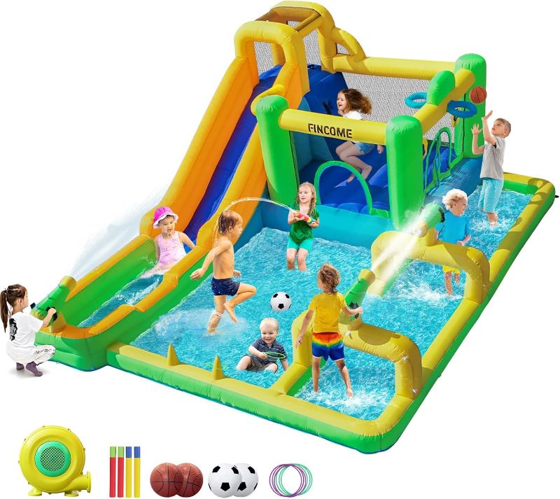 Photo 1 of 
FINCOME Inflatable Bounce House 