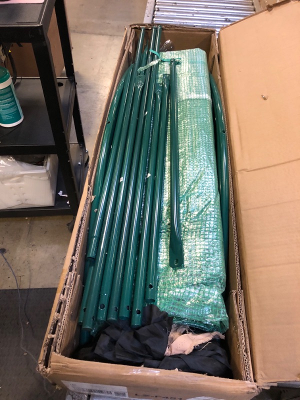 Photo 1 of 10×7×7 FT Greenhouses for Outdoors Heavy Duty, Large Walk in Green Houses for Outside with 6 Ventilated Mesh Windows & Roll-up Door & Reinforced Frame 