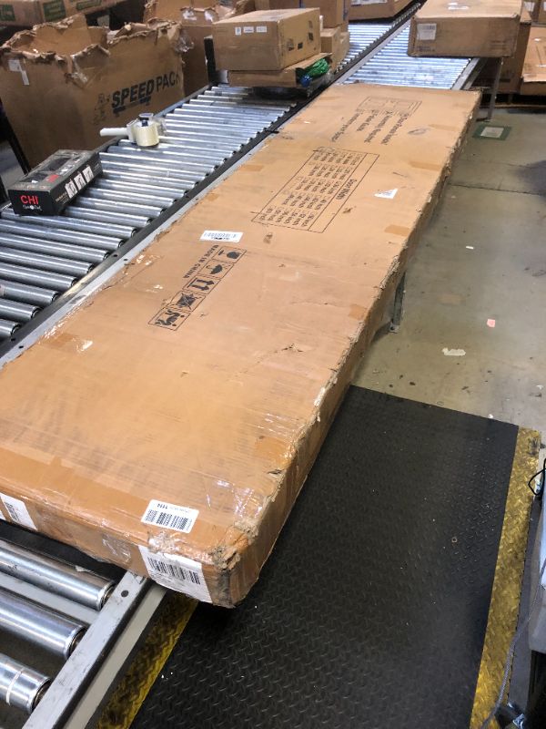 Photo 1 of Bifold Barn Door 28in x 84in,Frosted Glass Barn Door with Hardware Kit Included,32in Track Kit for 2 Doors,Pre-Finished Sliding barn Door Slab Easy Assembly,MDF,White