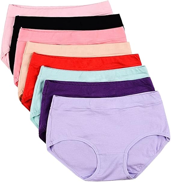 Photo 1 of 10 pack  Women's Mid-Rise Stretch Cotton Panties, Assorted Colors
