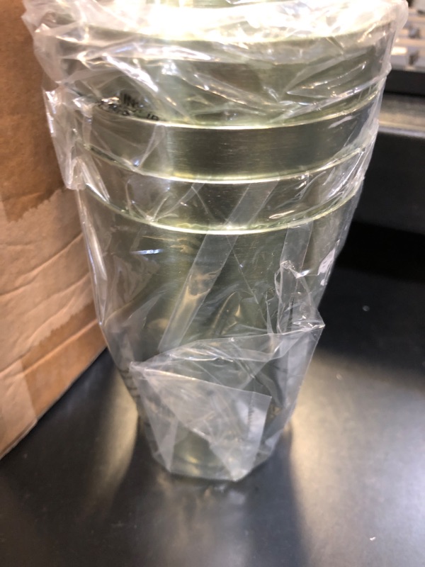 Photo 1 of 4 PACK GREEN ALUMINUM TUMBLER CUPS