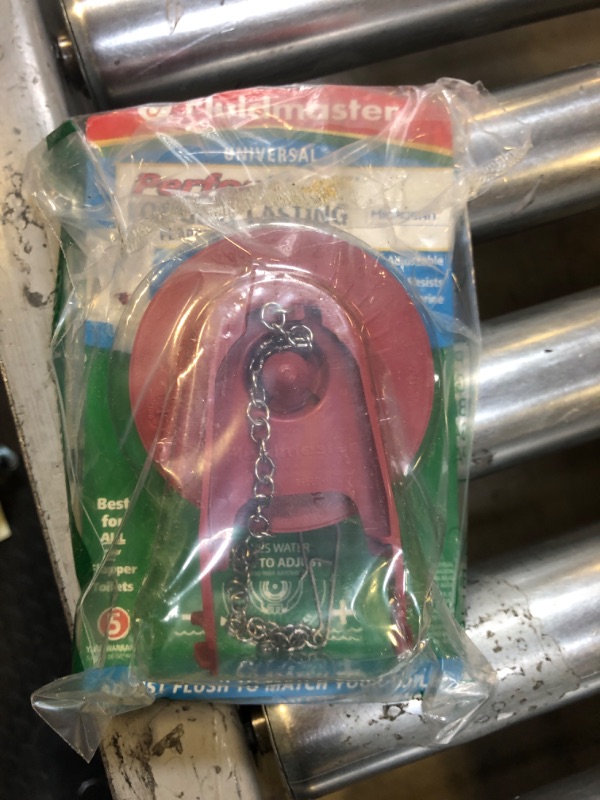 Photo 1 of Fluidmaster PerforMAX Toilet Flapper Red Microban