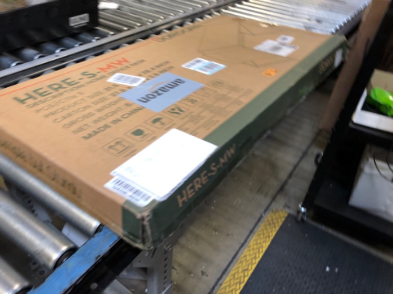 Photo 1 of SOROGRA Small Folding Desk, 31.5 Inch Spaces Saving Foldable Table with Storage Pocket, Portable Computer Desks with Headphone Hook for Bedroom Home Office, Easy Assembly, Brown