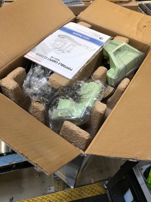 Photo 1 of Carpet Cleaner Machine, Portable Carpet & Upholstery Spot Cleaner, 18 Kpa Powerful Suction Pet Stain Remover, 500W Cleaning Machines with Versatile Tools for Couches and Car Seats, Green, W05