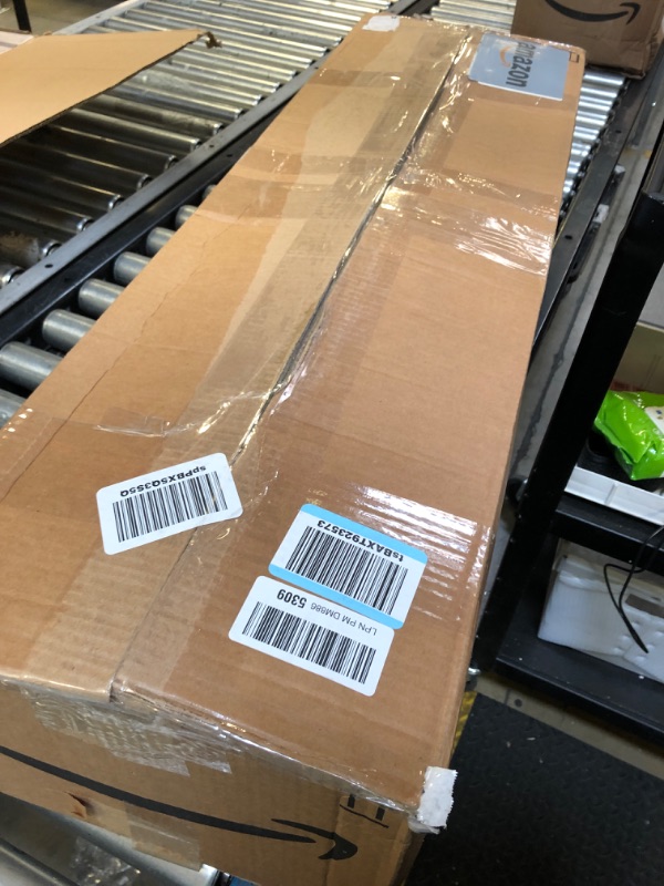 Photo 1 of 6.5ft Pre- Pencil Christmas Tree Spruce with Remote Control, 300 Warm White Multi-Color Lights, Artificial Hinged/Slim/Skinny/Feel Real/Realistic for Home, Holiday Decoration Dual Color LED 6.5