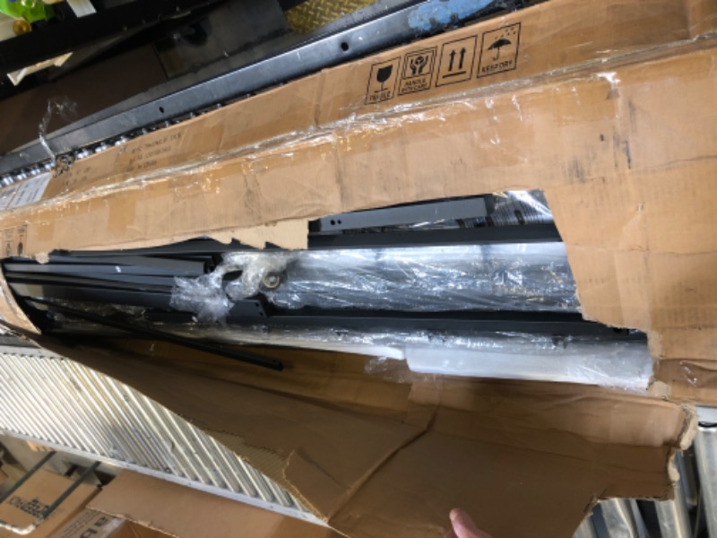 Photo 1 of Tatub Twin Daybed with Trundle, Rustic Metal Sofa Bed Frame with Wooden Headboards, Saving Space Day Bed Frame for Living Room, Bedroom, Apartment, Rustic Brown