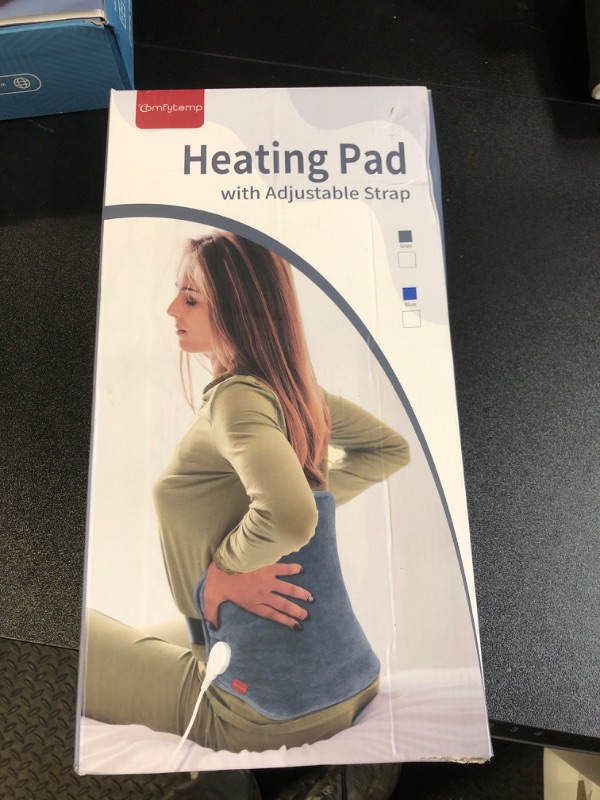 Photo 1 of Upgraded Heating Pad for Back Pain Relief, Comfytemp Birthday Gifts for Women Men, FSA HSA Eligible Large Electric Heat Pad for Cramps, Lower Back, Lumbar, Sciatica, XL Heated Belt — 11 Auto-Off Grey